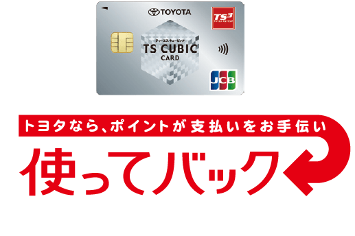 カードで月々の負担が軽く